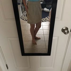 J Crew Tan High Waist Skirt